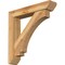 Ekena Millwork Imperial Slat Rough Sawn Bracket w/ Offset Brace, Western Red Cedar, 6"W x 30"D x 30"H BKT0604X30X30IMP06RWR - alternate 1